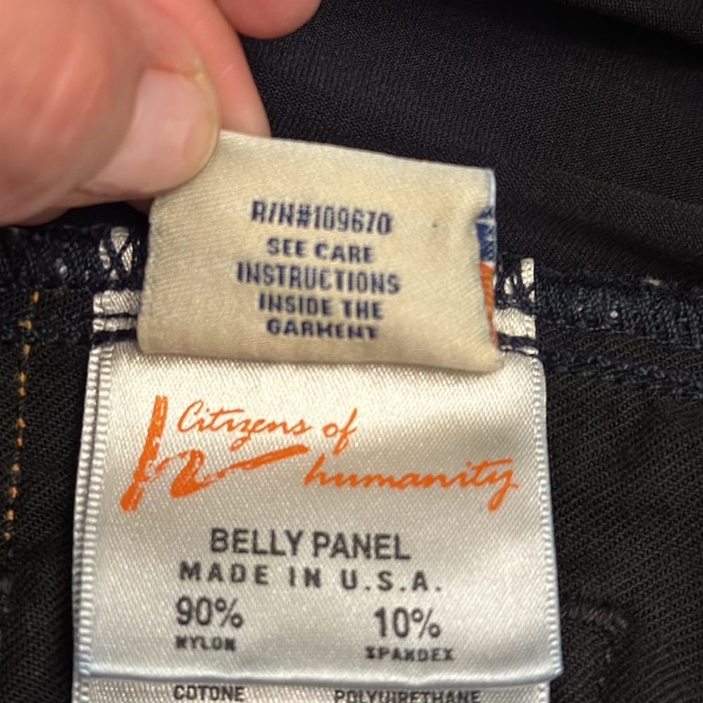 Citizens of Humanity Maternity Jeans style# 015-001 Bootcut size 31 medium wash. - Picture 10 of 16